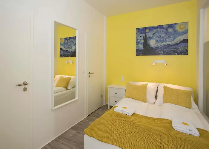Zentral Gelegene, Helle Studio Apartments